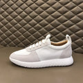 Hermes Paris White Light Gray Sneakers