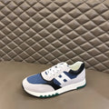 Versace White Black Blue Sneakers