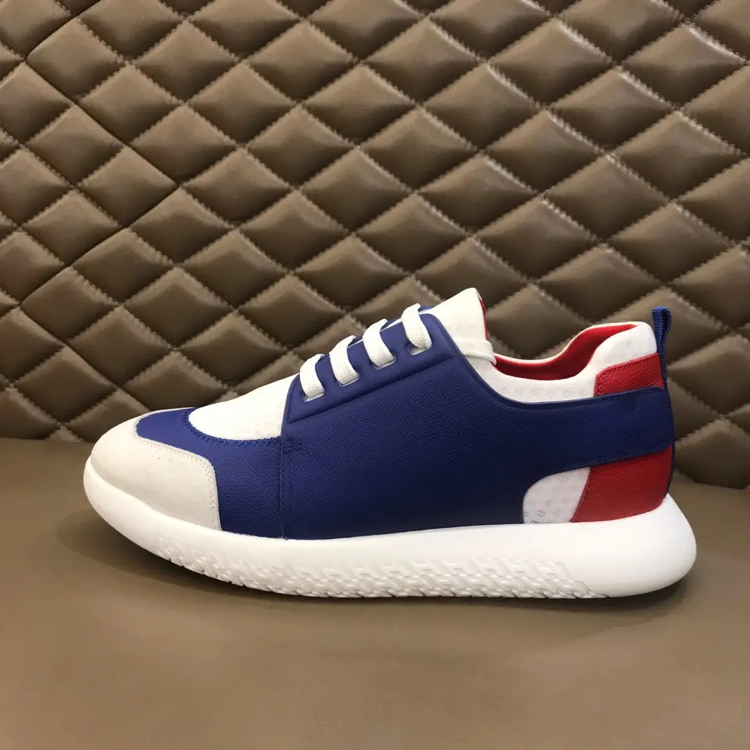 Hermes Paris Blue White Red Sneakers