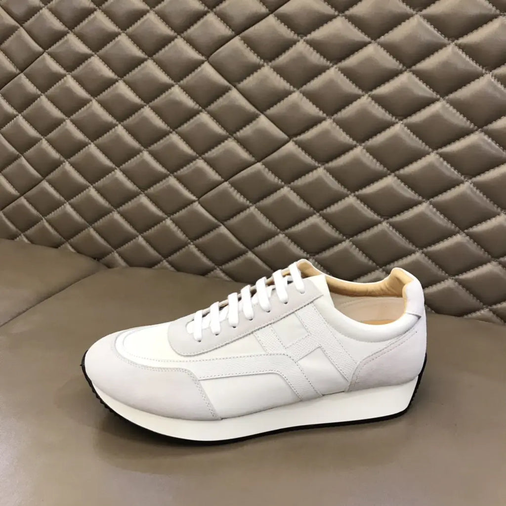 Hermès Bouncing Low Top White Sneakers