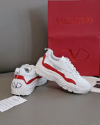 Valentino Garavani White Red Sneakers