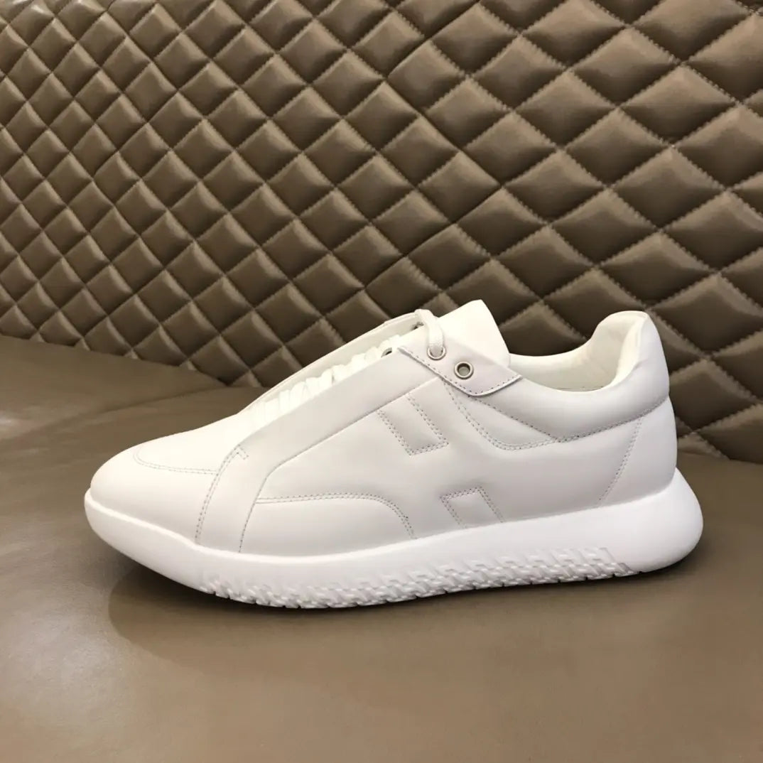Hermes H White Sneakers