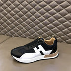 Hermes H Black White Sneakers
