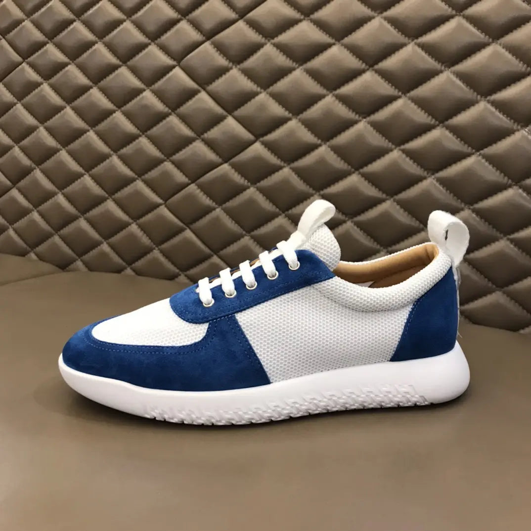 Hermes Paris White Blue Sneakers
