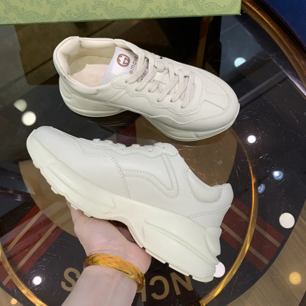 Gucci Iccug Cartoon Print White Sneakers