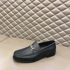 Gucci Horsebit Black Leather Loafers