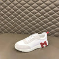Hermes White Red Sneakers