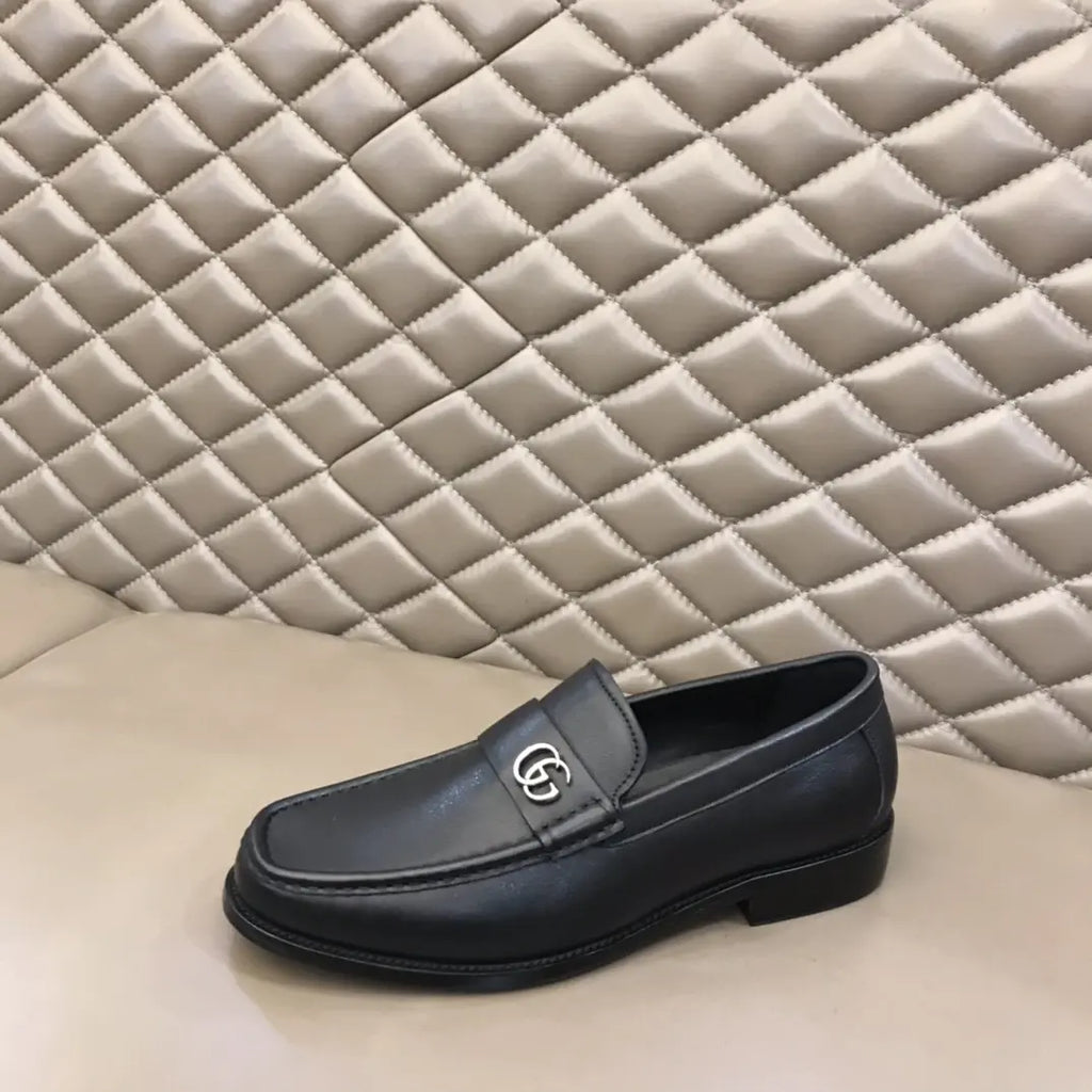 Gucci GG Interlocking Black Loafers