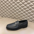 Gucci Horsebit Moccasin Black Leather Loafers