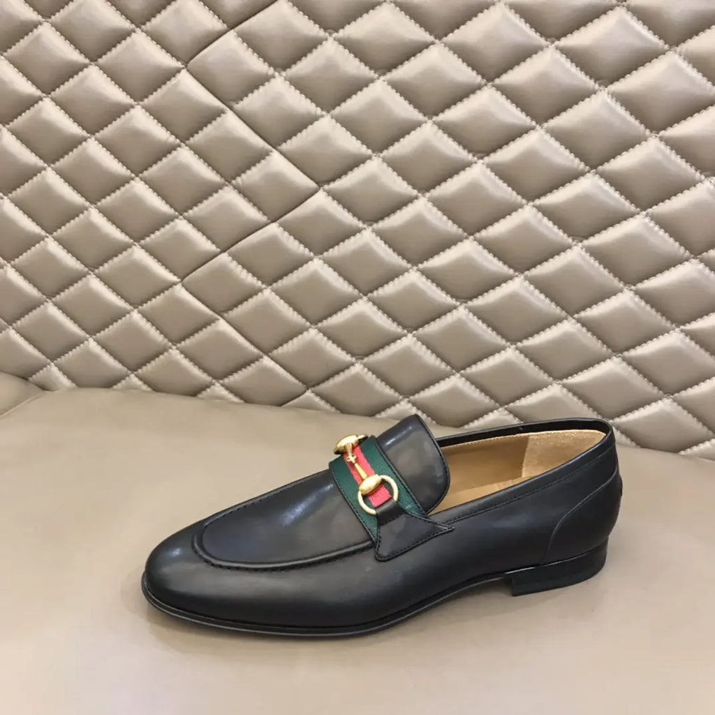 Gucci Horsebit Black Red Green Loafers