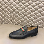 Gucci Horsebit Black Red Green Loafers