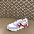 Hermes Paris Purple White Red Sneakers