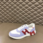 Hermes Paris Purple White Red Sneakers