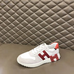Hermès Paris White Red Sneakers