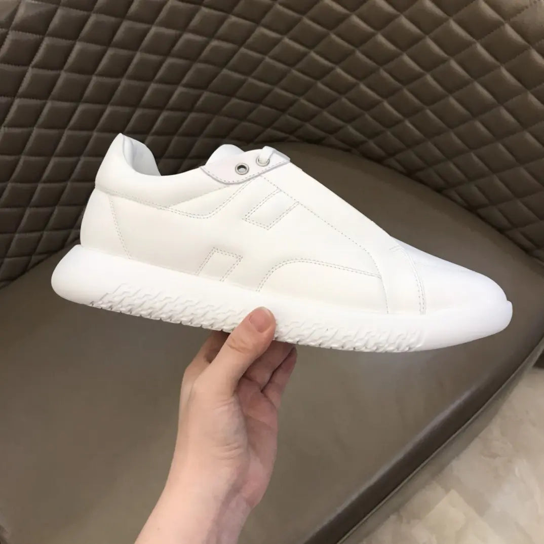 Hermes H White Sneakers