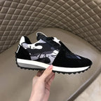 Valentino Garavani Black White Gray Sneakers