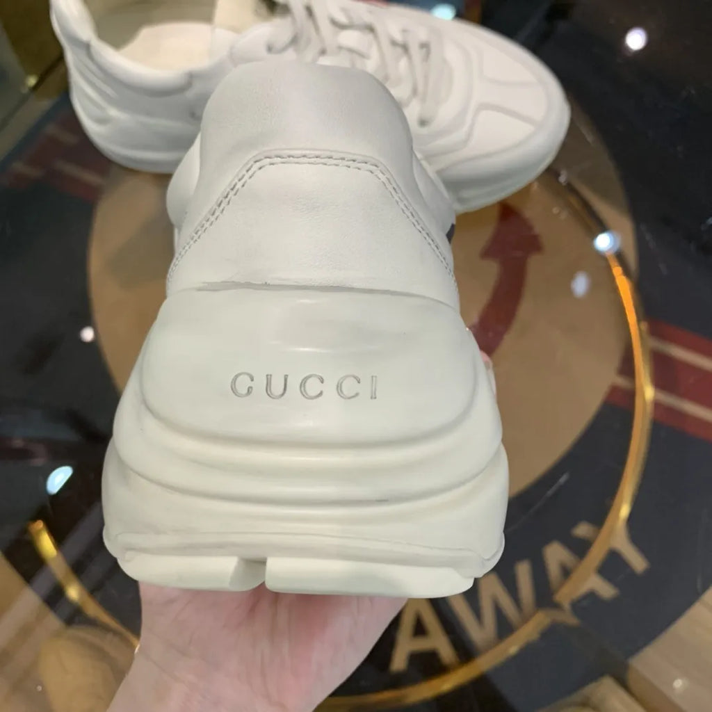 Gucci Rhyton White Red Blue Sneakers