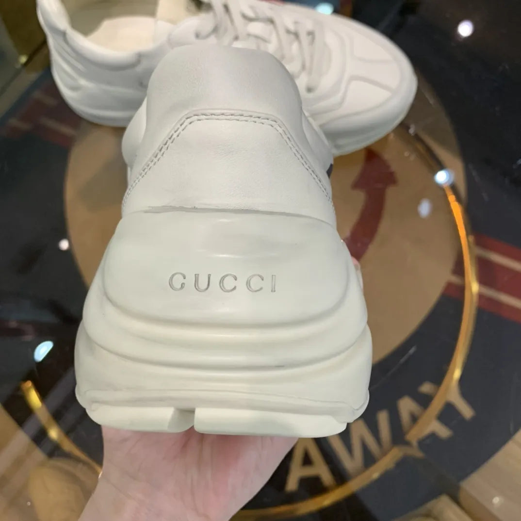 Gucci Rhyton White Red Blue Sneakers