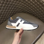 Hermes Grey White Black Sneakers