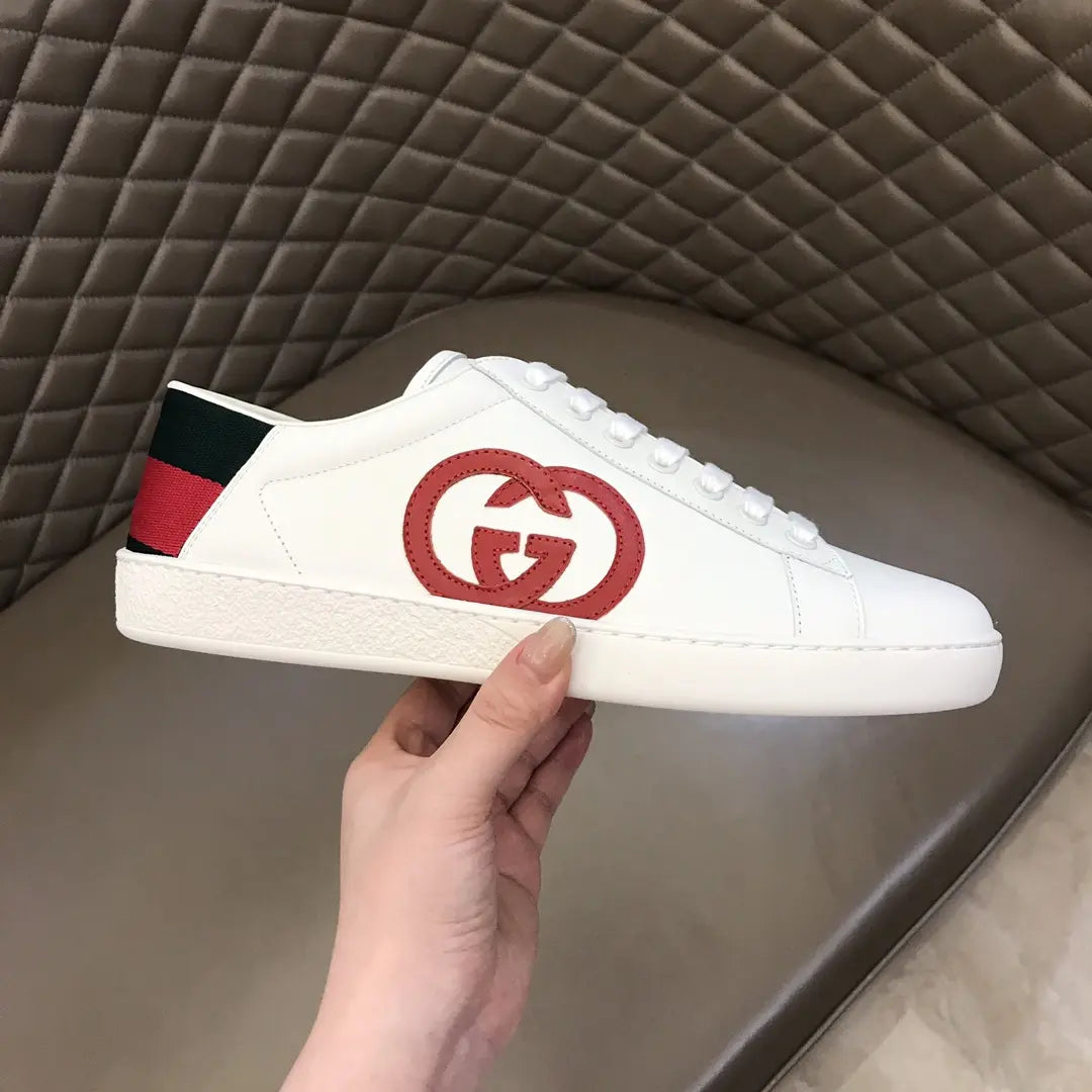 Gucci GG White Red Black Green Sneakers