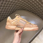 Valentino Garavani Beige Light Blue Sneakers