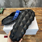 Valentino Garavani VLTN Blue Black Sandals