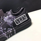 Valentino VLTN Black White Splatter Sneakers