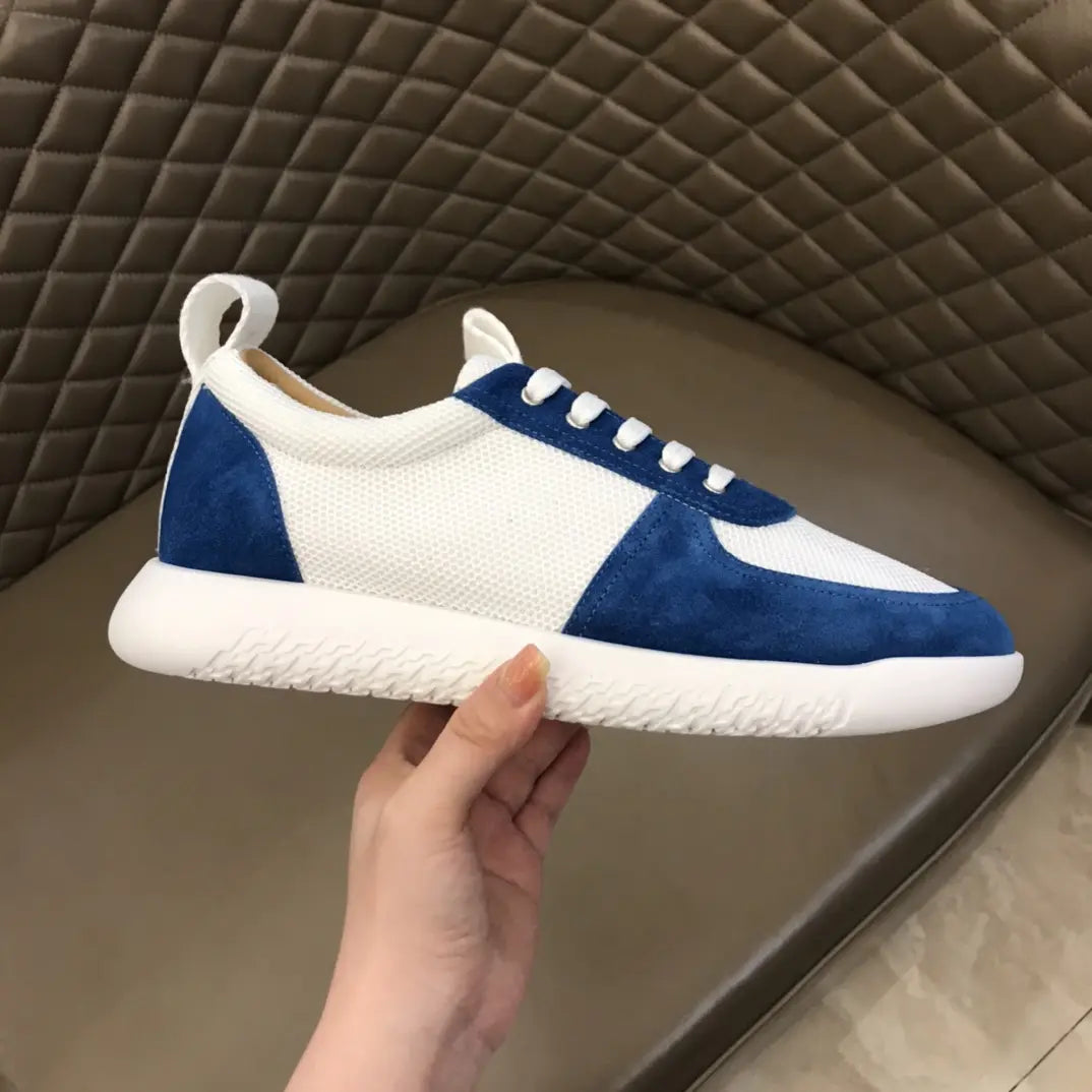 Hermes Paris White Blue Sneakers