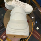 Tiger Print White Purple Yellow Sneakers
