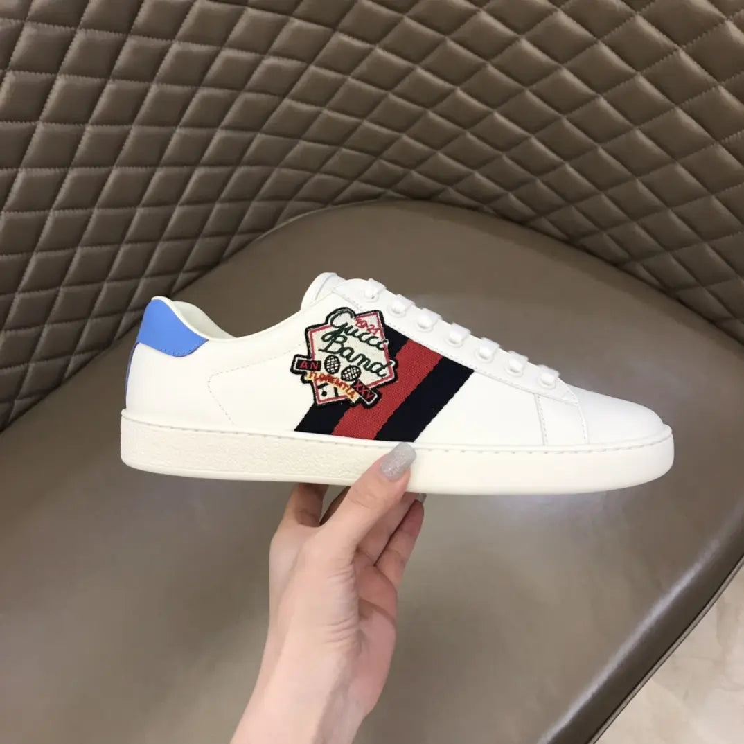 Gucci Ace White Red Black Blue Sneakers