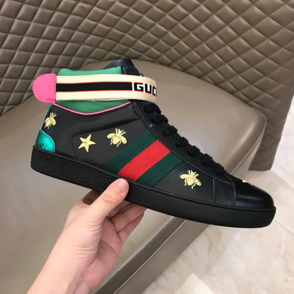 Gucci Ace Black Red Green Sneakers
