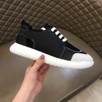 Hermes Paris Black White Sneakers