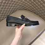 Gucci Horsebit Moccasin Black Leather Loafers