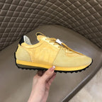 Valentino Garavani Rockrunner Yellow Black Sneakers