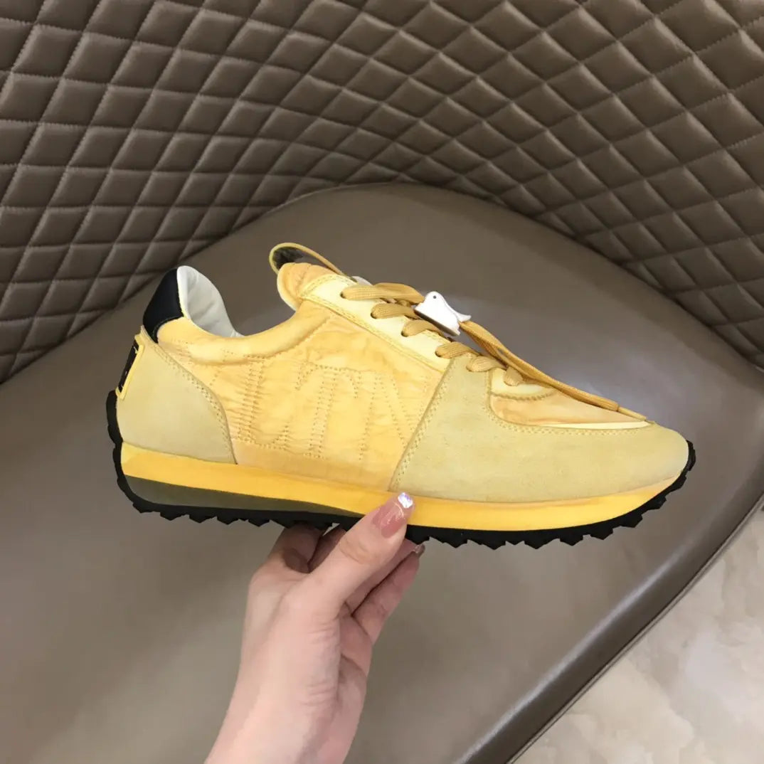 Valentino Garavani Rockrunner Yellow Black Sneakers