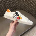 Gucci Mickey Mouse White Orange Sneakers