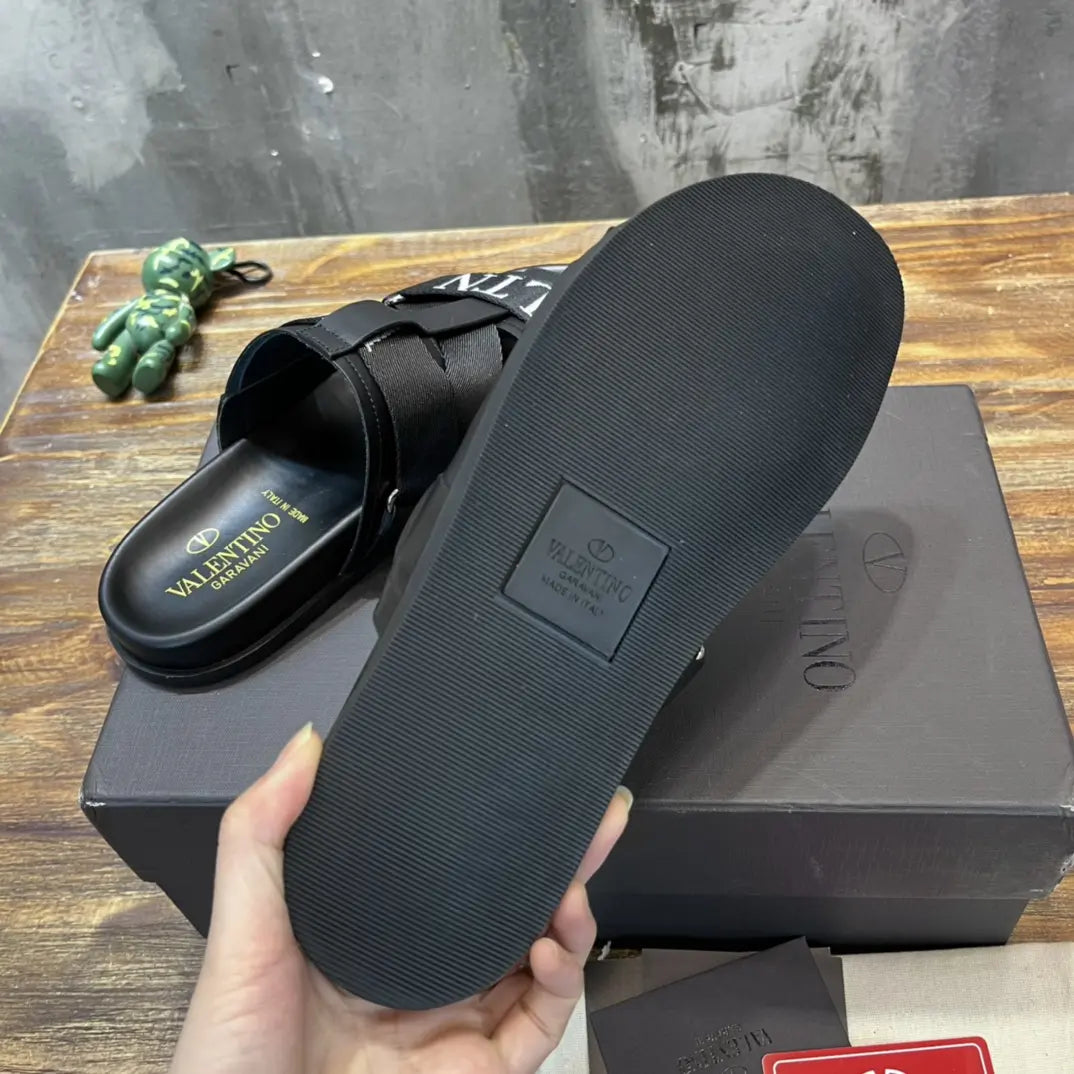 Valentino VLTN Black Sandals
