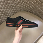 Gucci GG Ace Black Red Sneakers