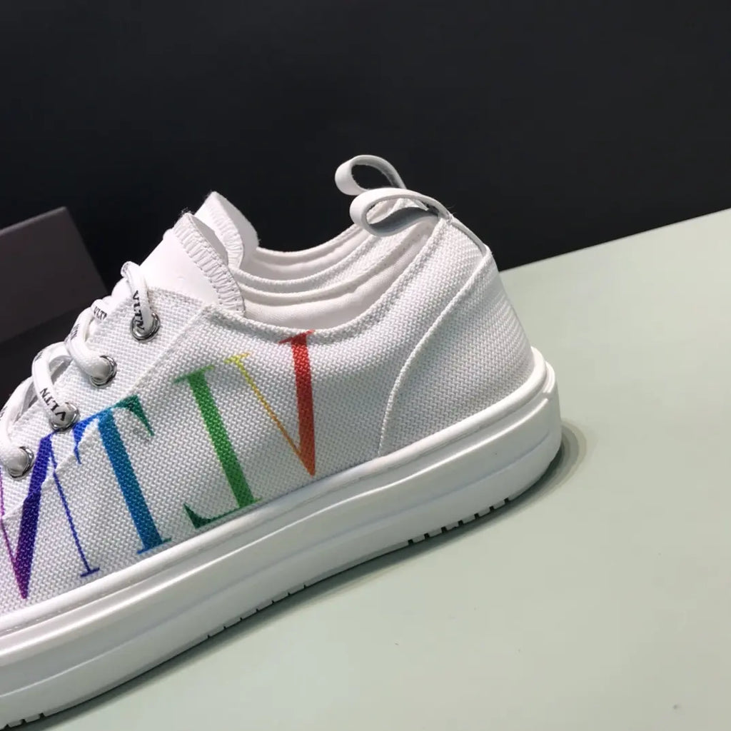 Valentino VLTN Low Top White Rainbow Sneakers