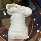 Gucci Logo Teddy Bear White Sneakers