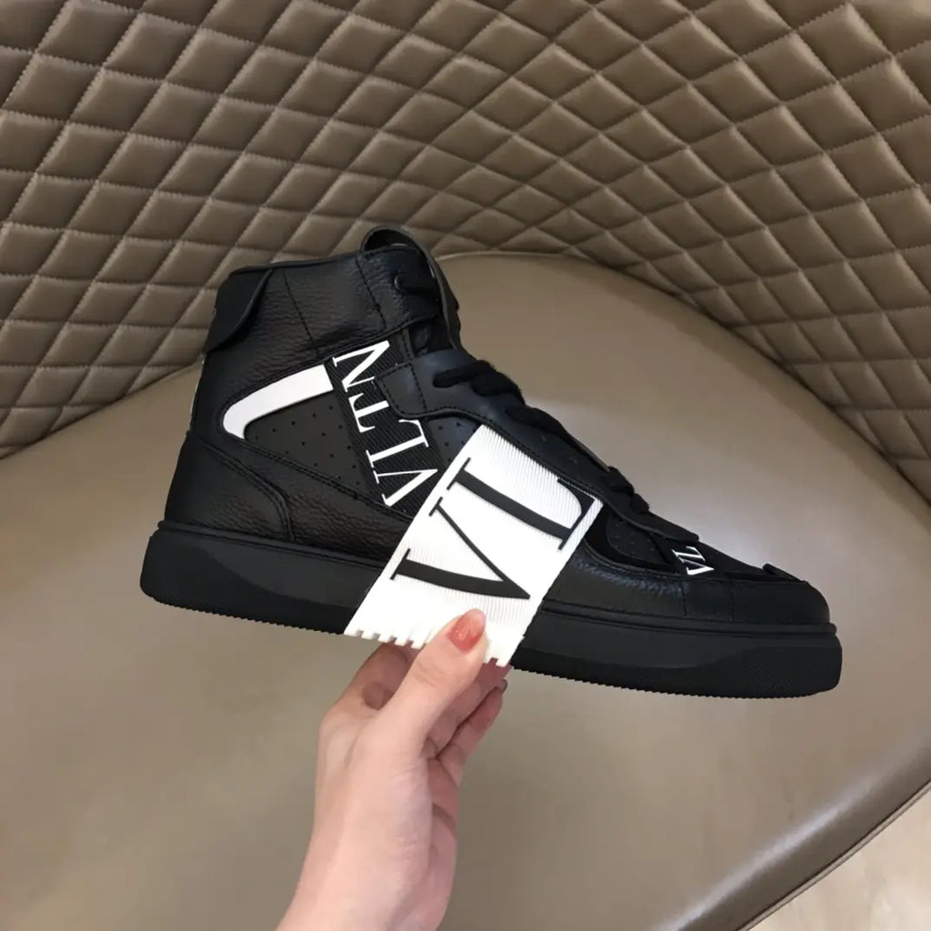 Valentino VLTN High Black White Sneakers