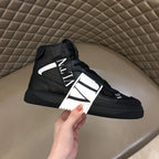 Valentino VLTN High Black White Sneakers