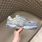 Valentino Garavani Light Grey Metallic Sneakers