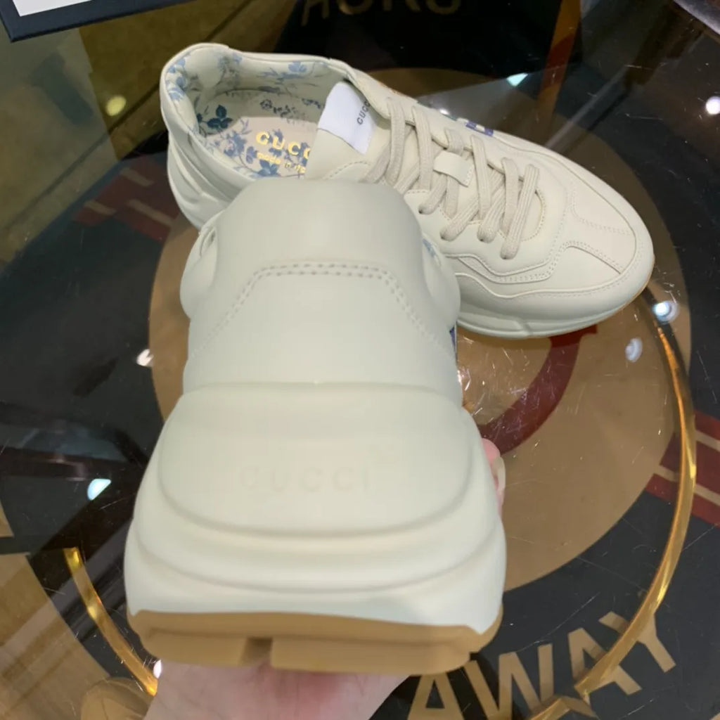 Gucci White Multicolor Logo Sneakers