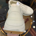 Star White Chunky Platform Sneakers