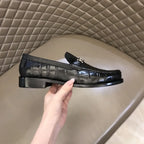 Gucci Horsebit Black Crocodile Leather Loafers