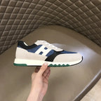 Versace White Black Blue Sneakers