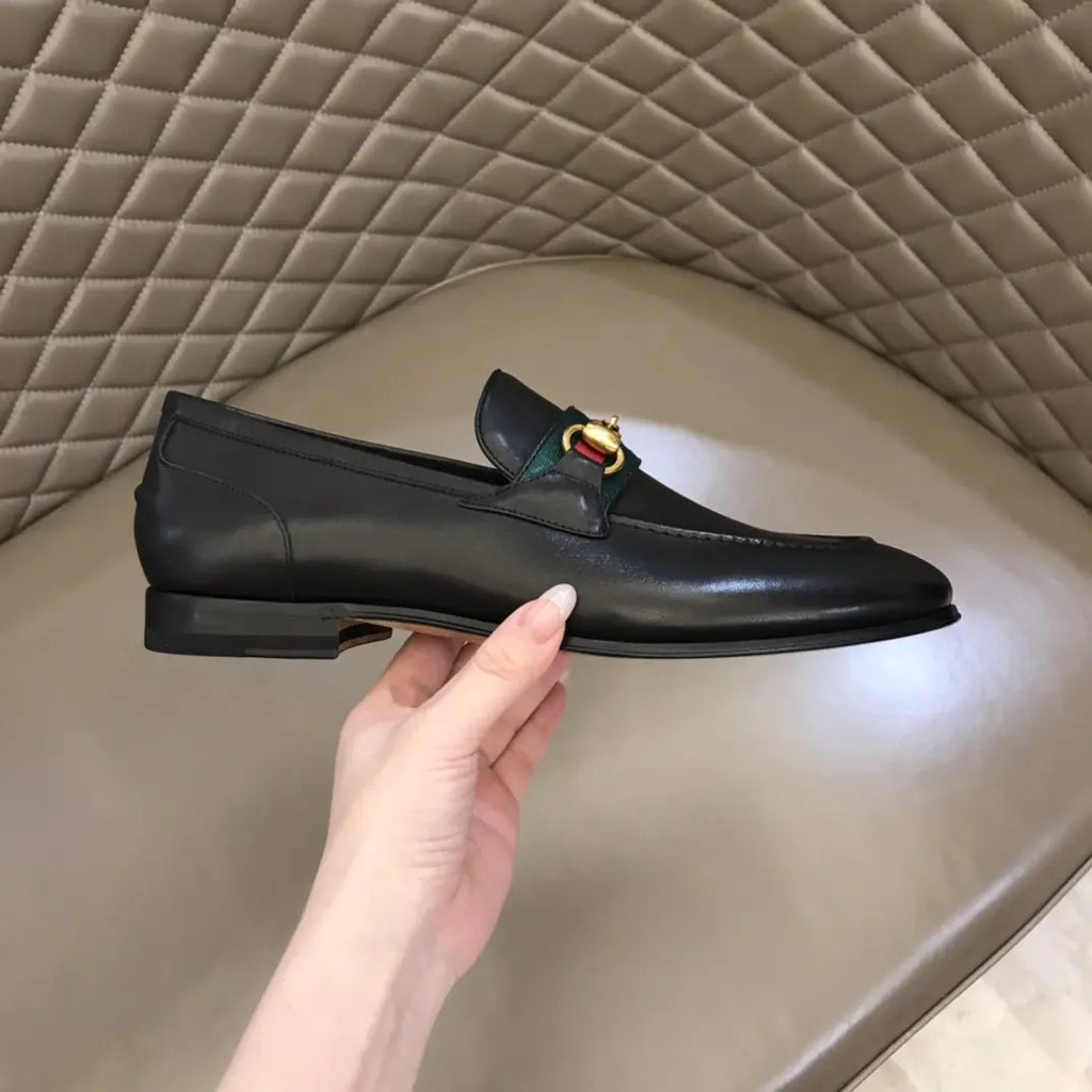 Gucci Horsebit Black Red Green Loafers