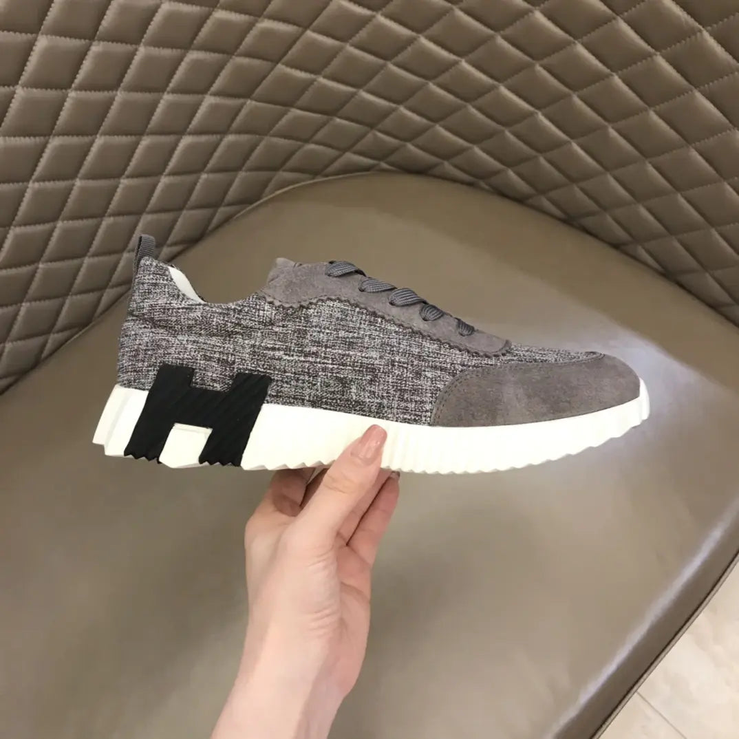 Hermès Gray White Sneakers
