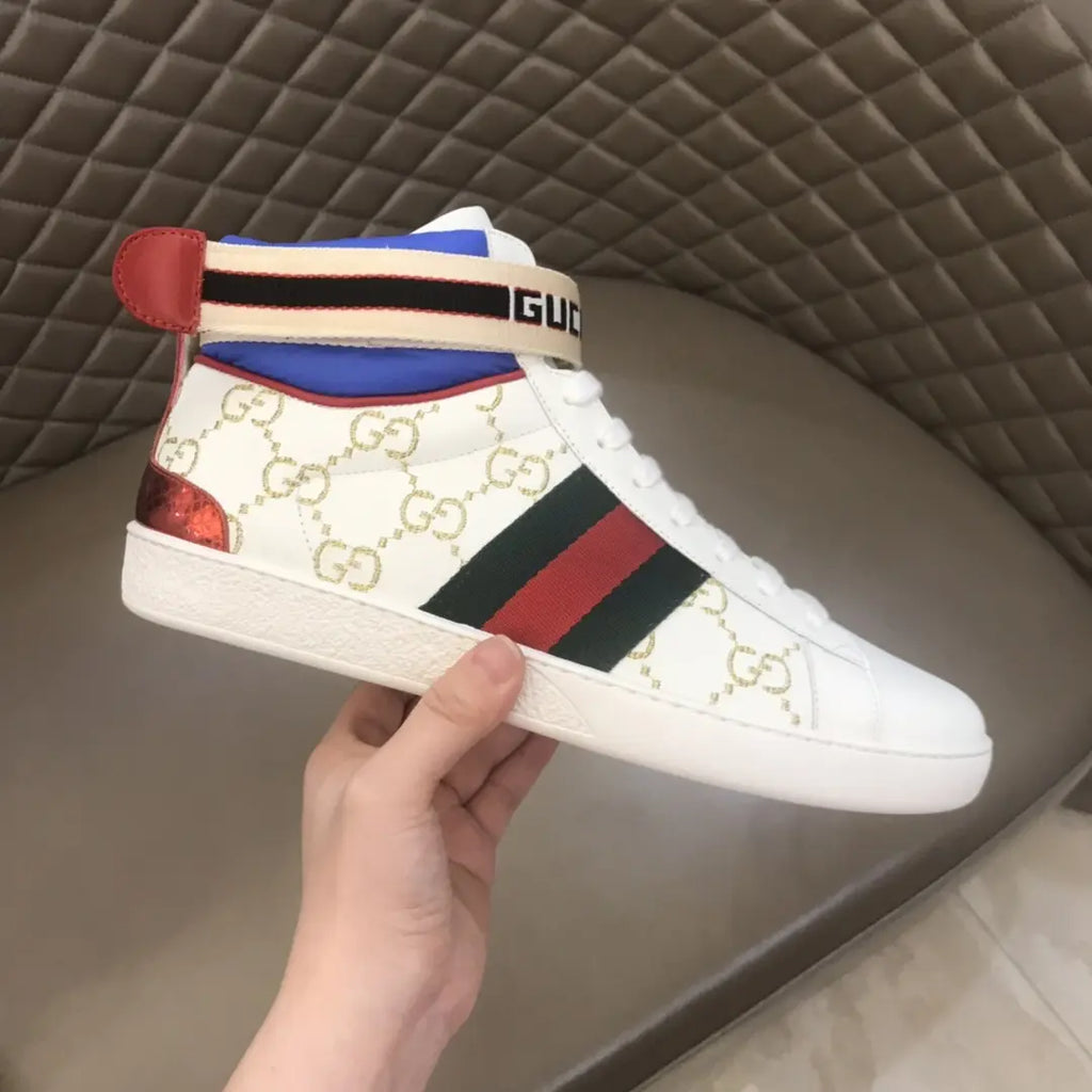 Gucci Ace GG White Red Sneakers